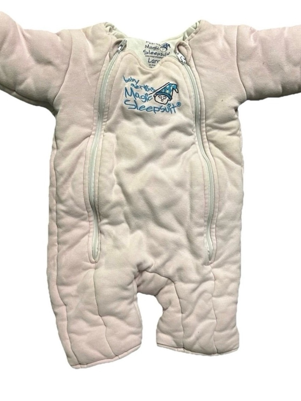 Baby Merlin’s Magic Sleepsuit Pink Size Large 6-9 Months Transitional
